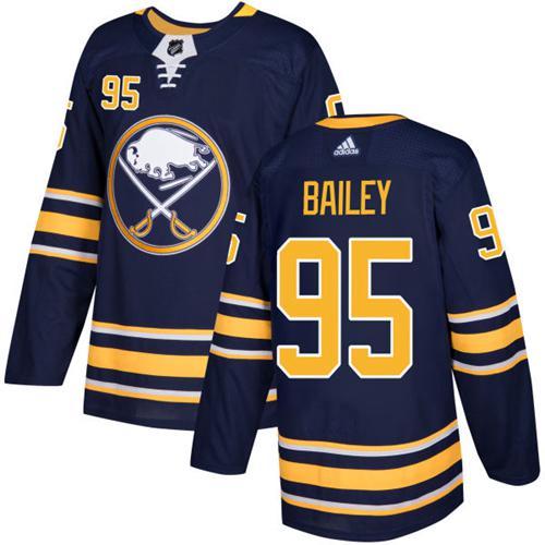 Men Adidas Buffalo Sabres #95 Justin Bailey Navy Blue Home Authentic Stitched NHL Jersey->buffalo sabres->NHL Jersey